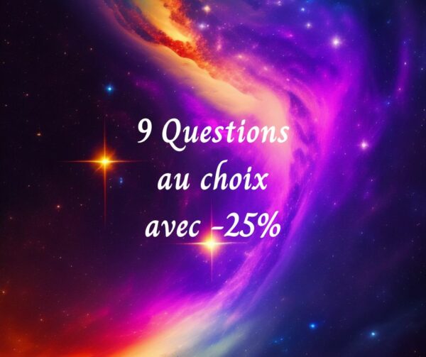 Abonnement 3 mois 9 questions -25%