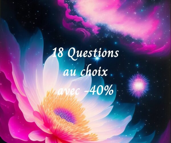 Abonnement 6 mois 18 questions -40%